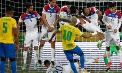 chile brasil neymar tiro libre