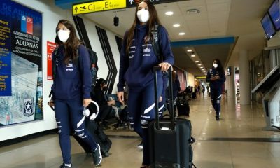 seleccion chilena femenina aeropuerto