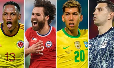 yerry mina ben brereton roberto firmino emiliano martinez eliminatorias sudamericanas premier league