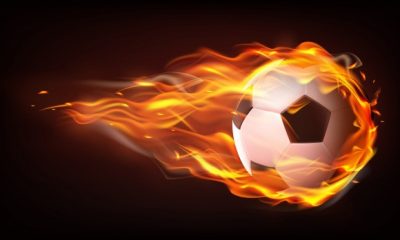 futbol en llamas