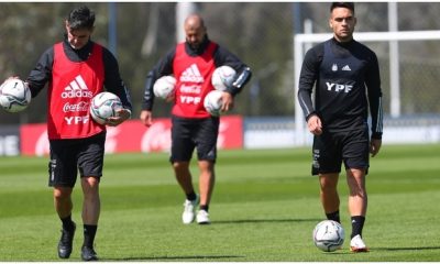 lautaro martinez seleccion argentina entrenamiento