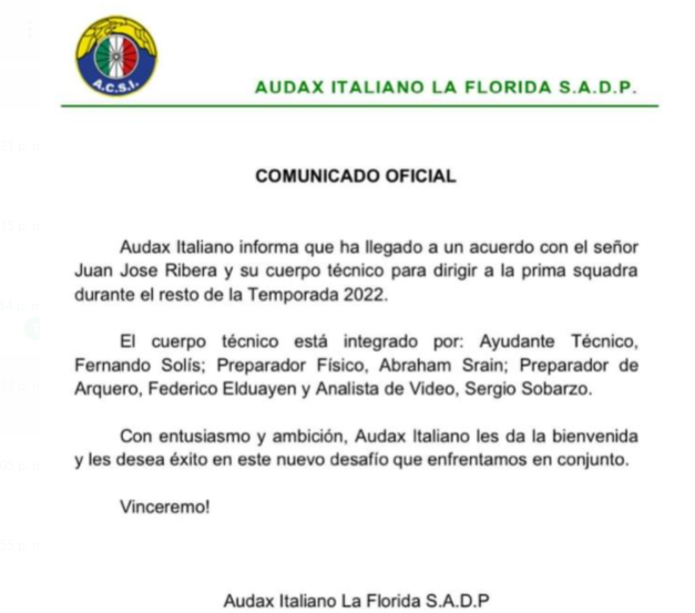 audax italiano