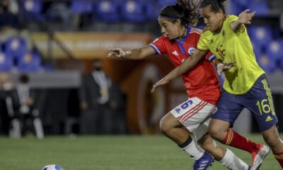 chile colombia roja femenina