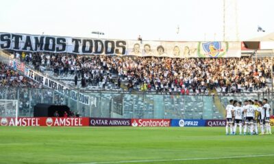 estadio monumental colo colo. hinchas