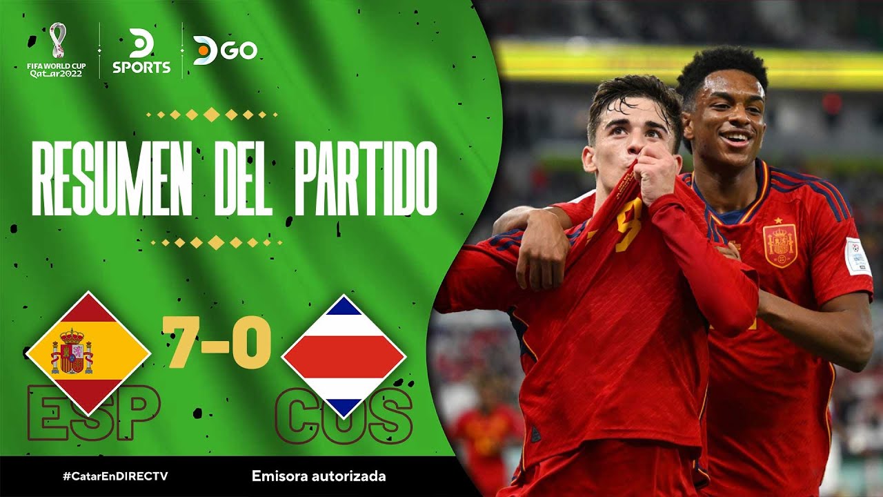 Video Resumen: España 7 - Costa Rica 0