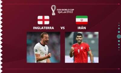 Inglaterra vs Irán: horario, TV canal y streaming y dónde ver online el partido