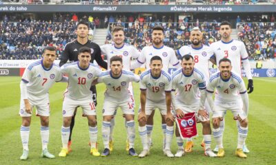 seleccion chilena chile la roja de blanco