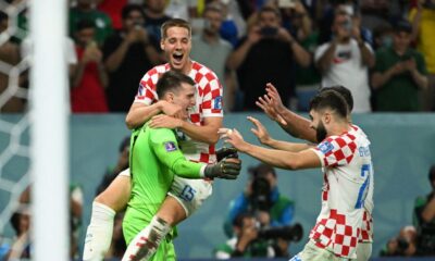 Dominik Livakovic nuevamente fue figuraza en la tanda de penales y Croacia eliminó ahora a Brasil.