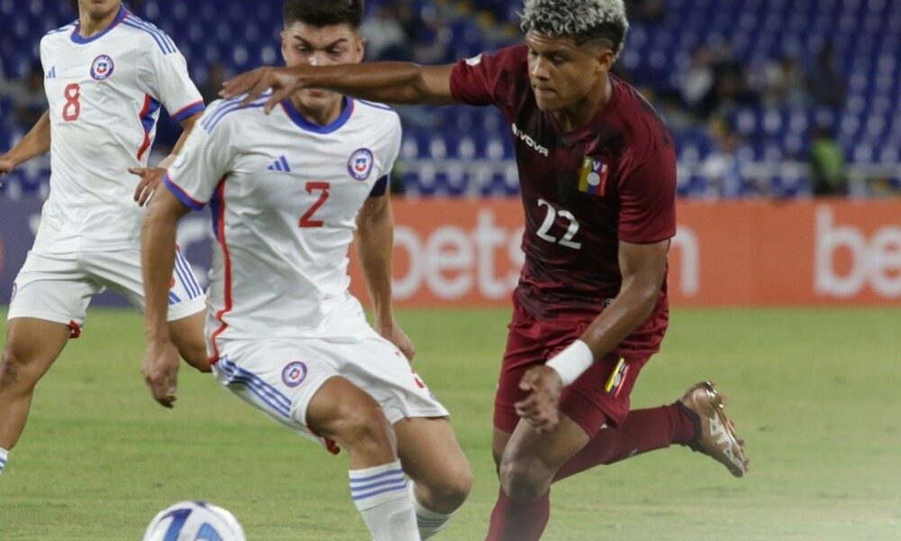 Chile perdió ante Venezuela y quedó eliminado en el Sudamericano Sub 20