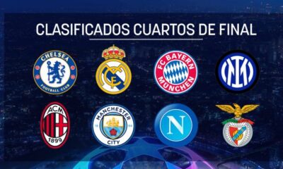 clasificados cuartos de final champions league