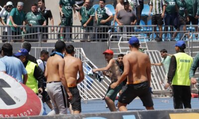 Hinchas de wanderers e Iquique protagonizaron una violenta pelea en el Estadio Tierra de Campeones