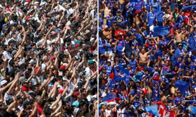 barras colo colo universidad de chile superclasico garra blanca los de abajo