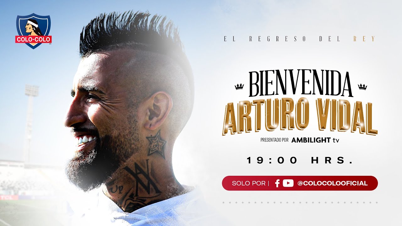 bienvenida arturo vidal f09f9