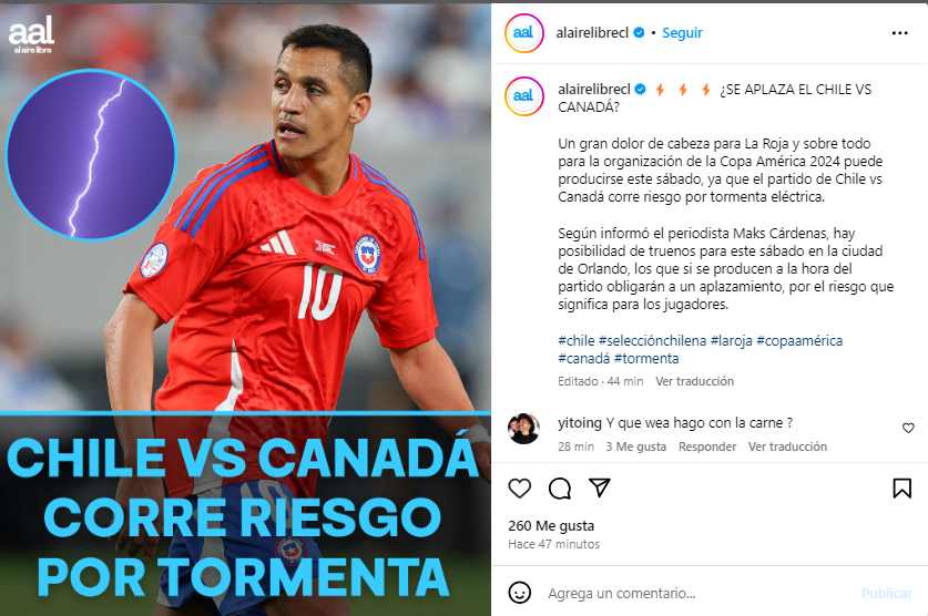 chile tormenta