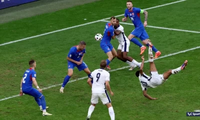 inglaterra vs eslovaquia el golazo de chilena de jude bellingham