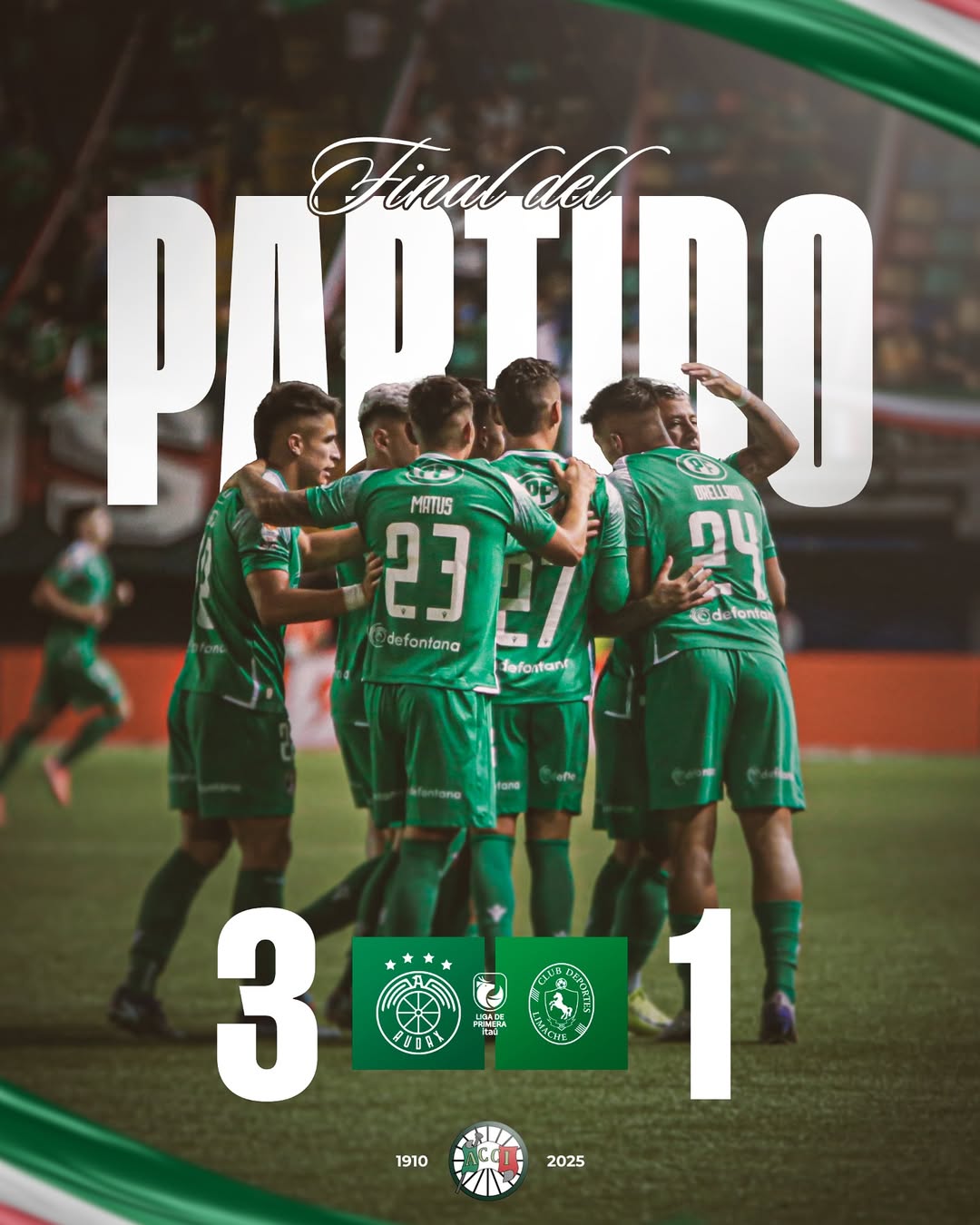 Partido Contra Con espectacular actuación de Leonardo Valencia, Audax logra remontar ...