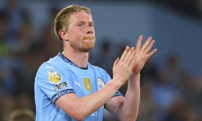Kevin De Bruyne se despidió del Manchester City en el Etihad