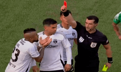 arturo vidal tarjeta roja colo colo