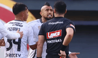 arturo vidal expulsado arbitro tarjeta roja