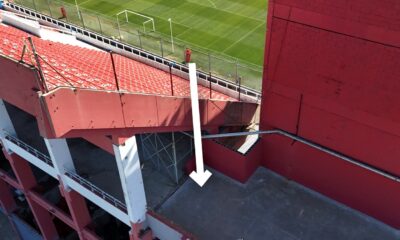 estadio independiente hincha cayo al vacio