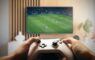 futbol gamer video game controller gaming concept