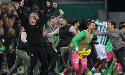 MANUEL PELLEGRINI BETIS festejo