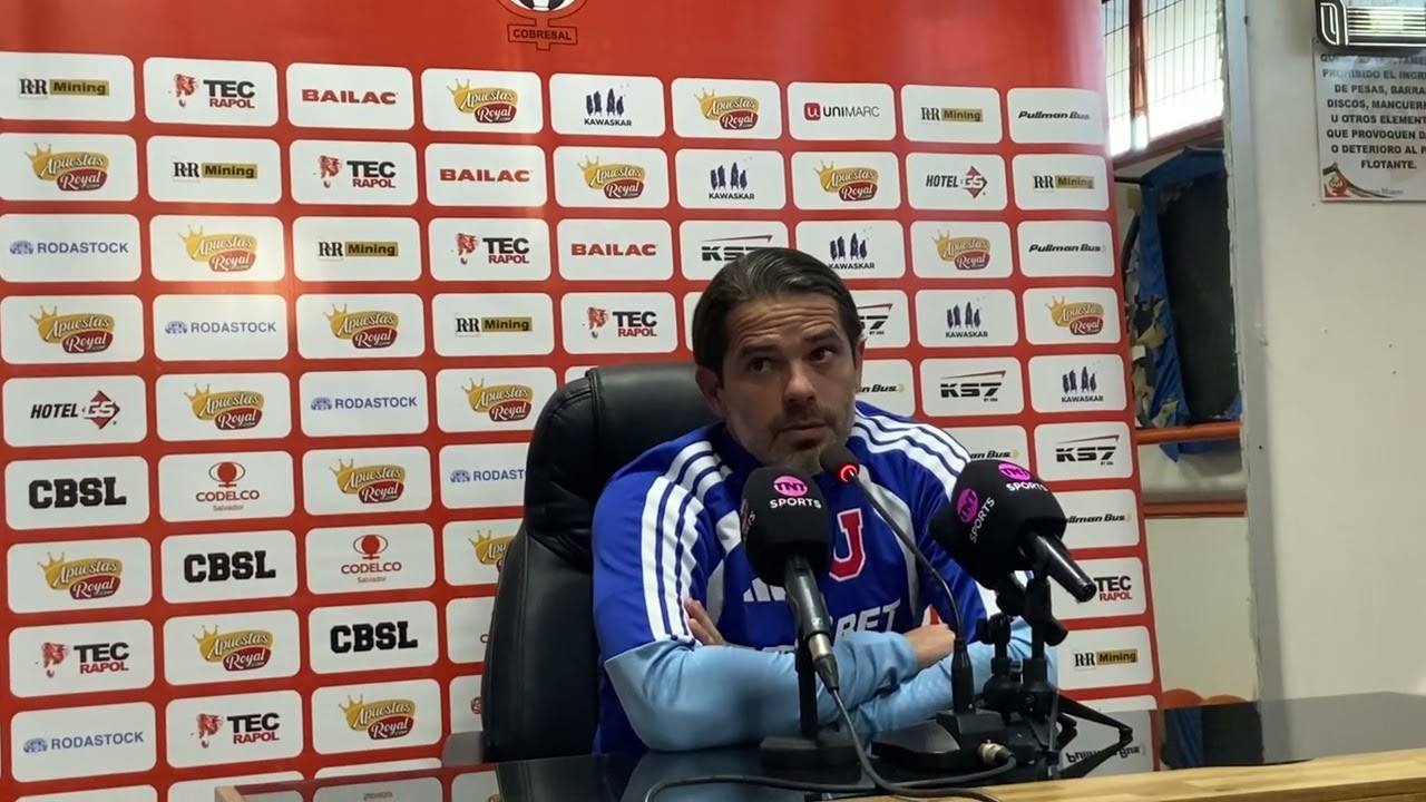 Fernando Gago lamentó la tempranera derrota de la U 3 cobresal 1 u de chile 0 conferen