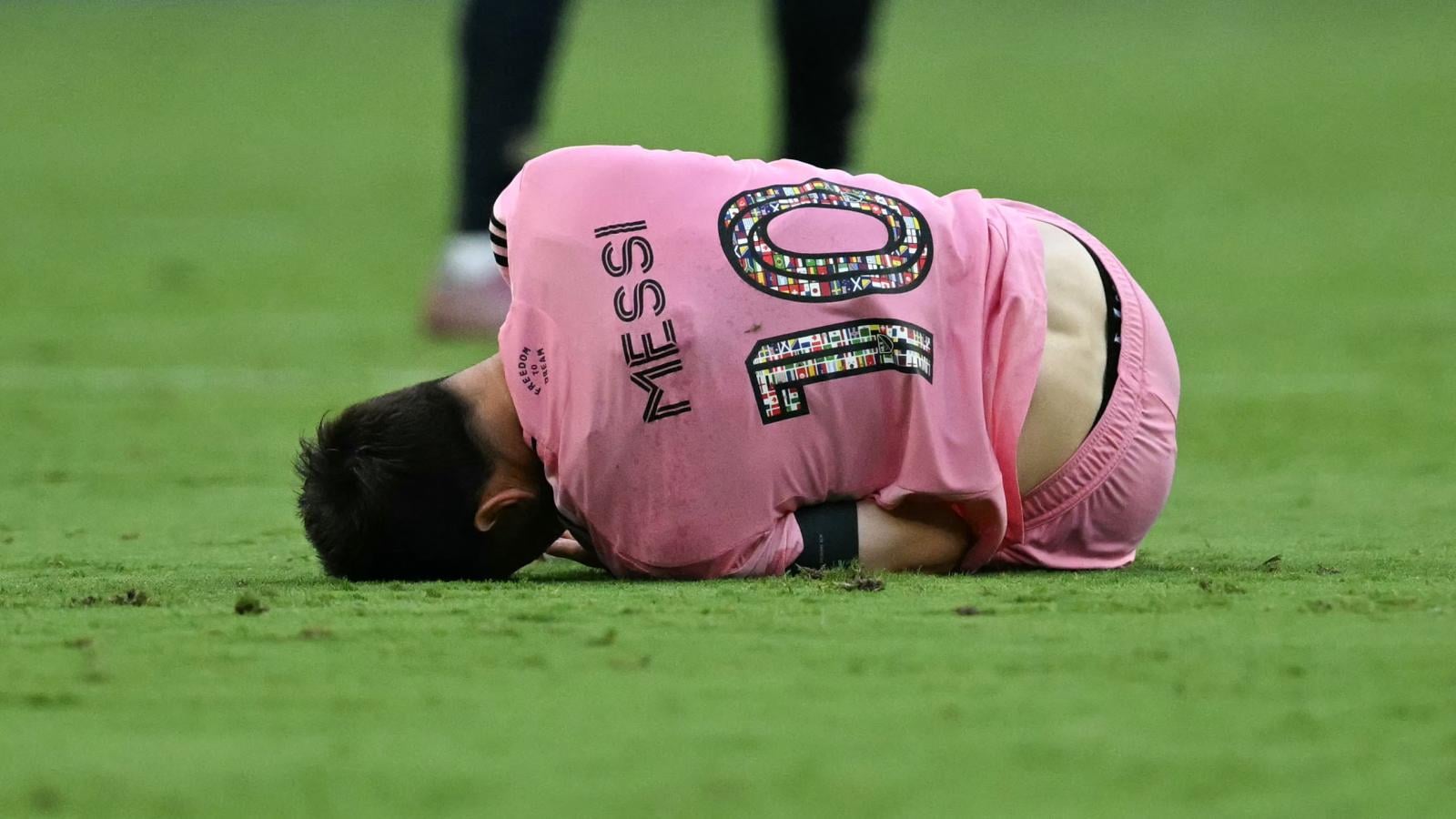 messi lesionado