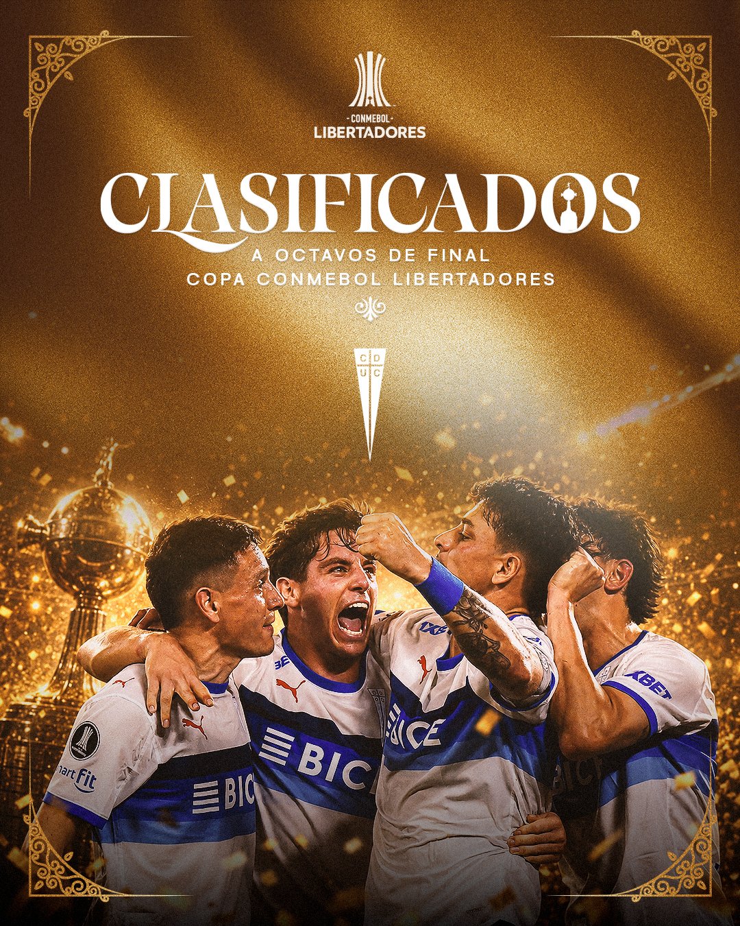 Histórica hazaña de Universidad Católica: le ganó 1-0 en La Bombonera a Boca y clasifica a octavos como líder de su grupo (Videos) 12 universidad catolica clasificados