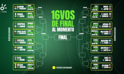 16 avos del Mundial