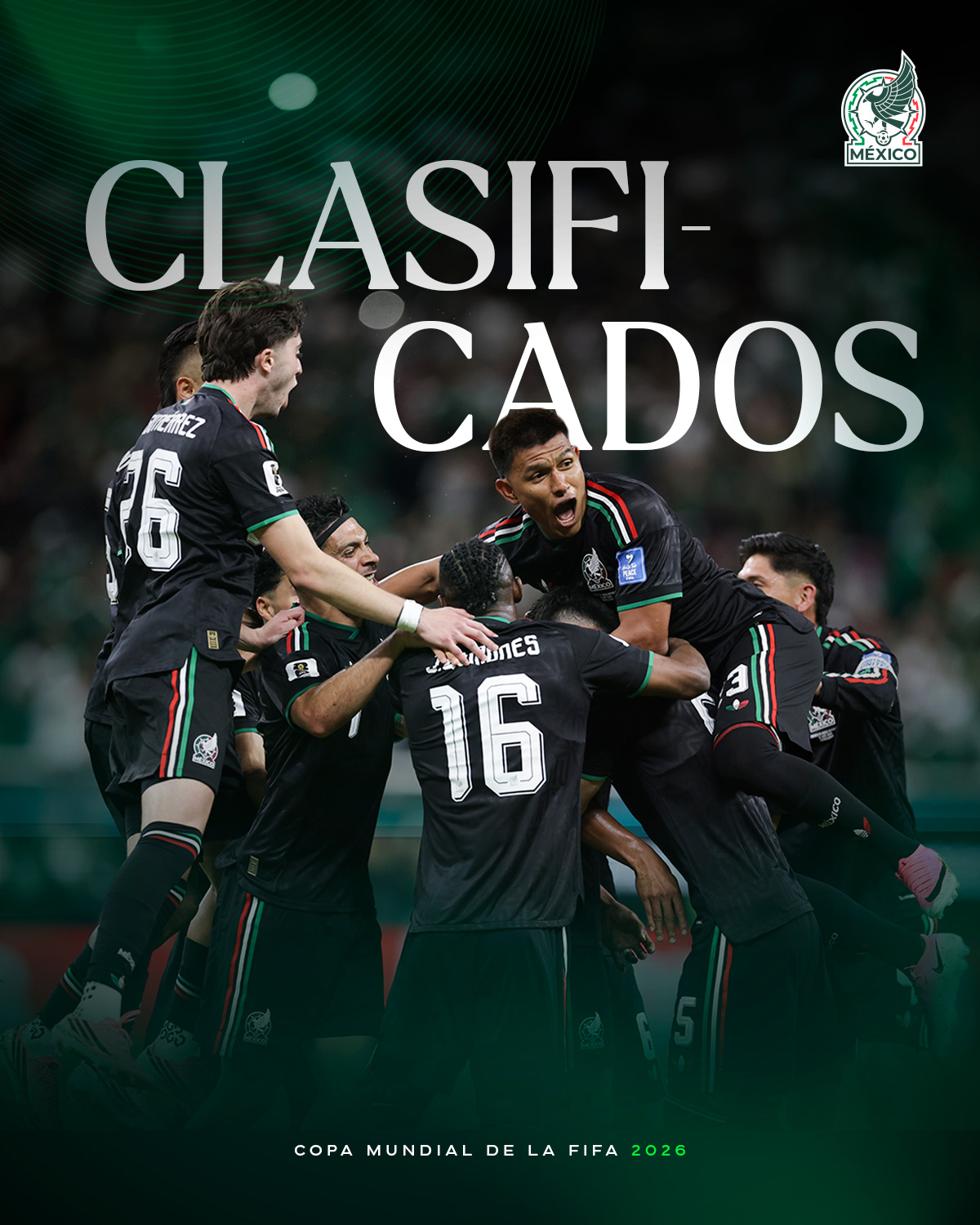 México respondió a su condición de local y es el primer clasificado a la siguiente ronda del Mundial 11 mexico clasificado