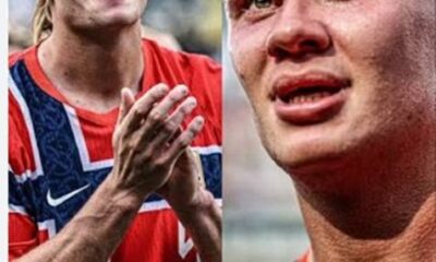 haalland llorando noruega
