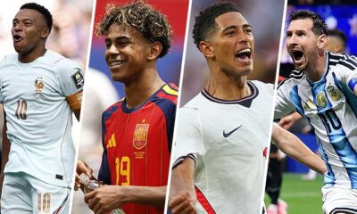 mbappe francia lamine espana bellingham inglaterra y messi argentina semifinales