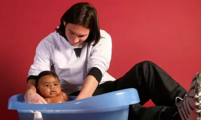 messi y lamine yamal bebe