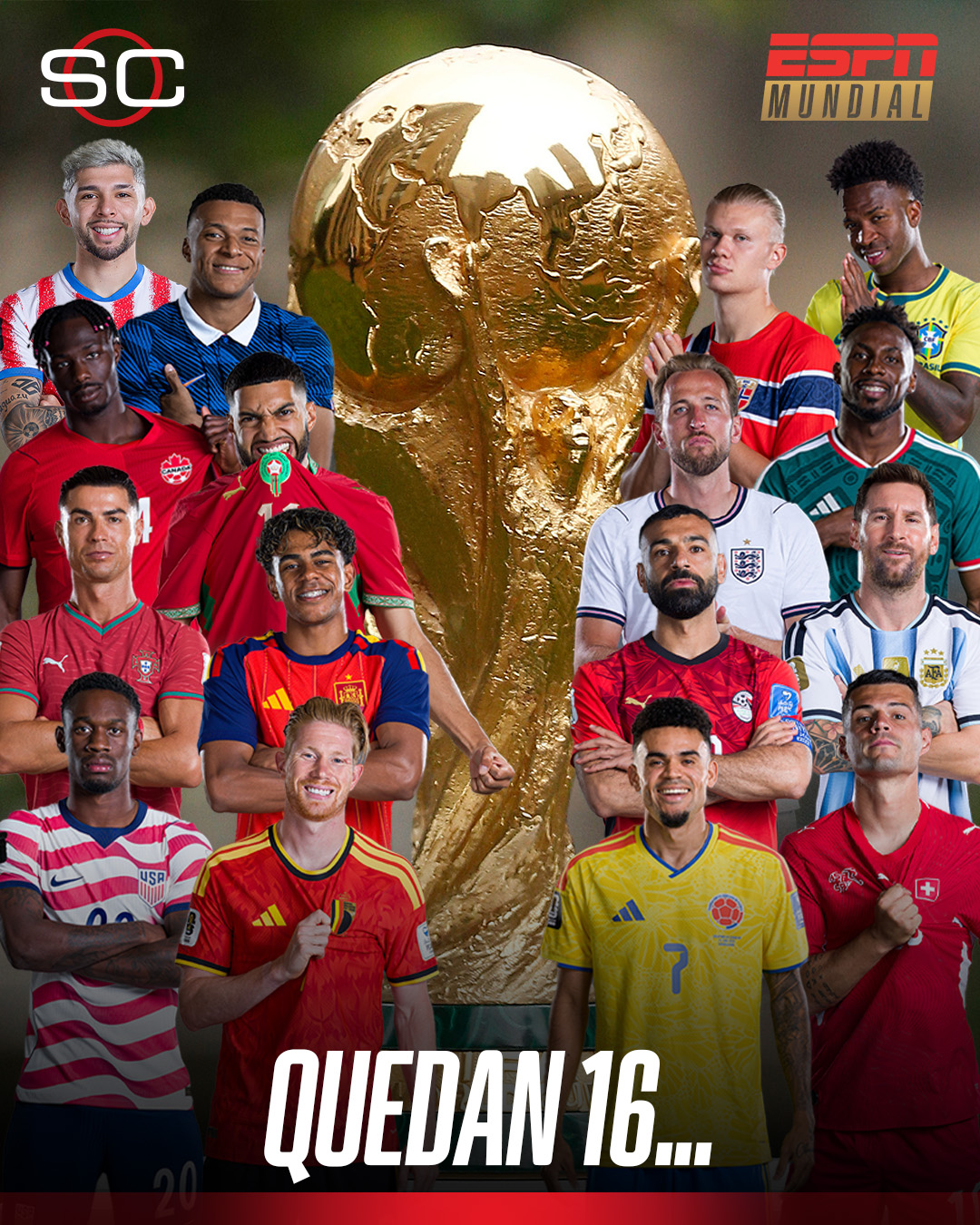 Así quedaron los cruces de octavos: comienzan hoy con Canadá - Marruecos 3 octavos de final mundial