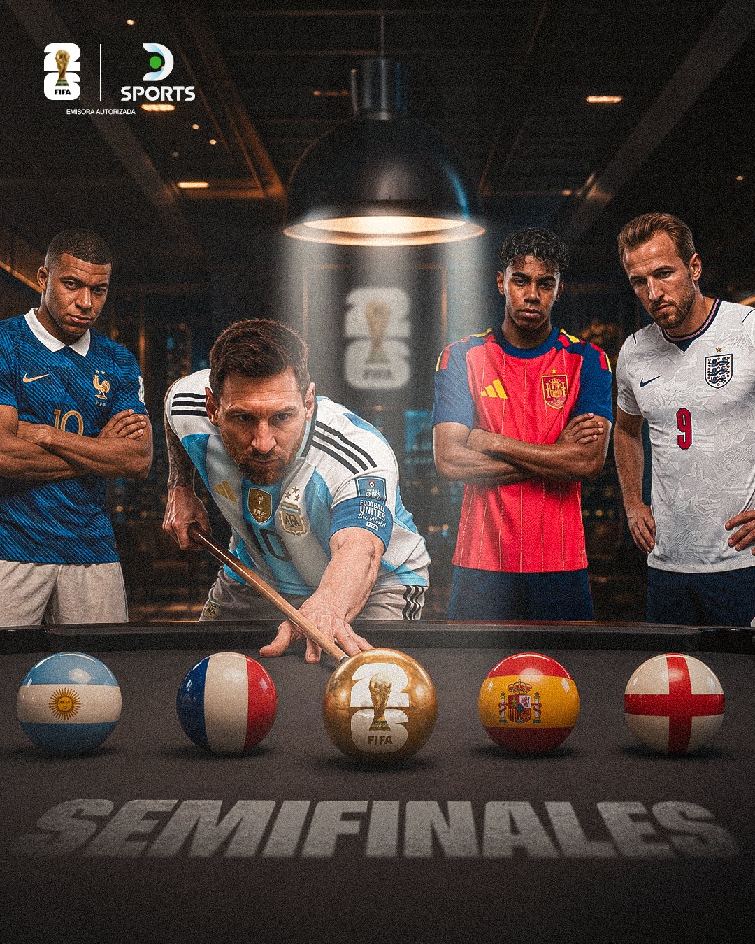 semifinales mundial mbappe messi lamine kane