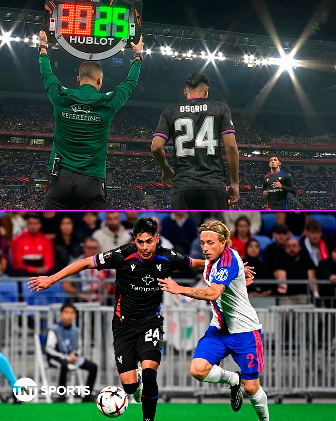 Darío Osorio jugó los últimos 15 minutos en la derrota de Crystal Palace ante Lyon (Video del 3-2 en Francia) 5 osorio
