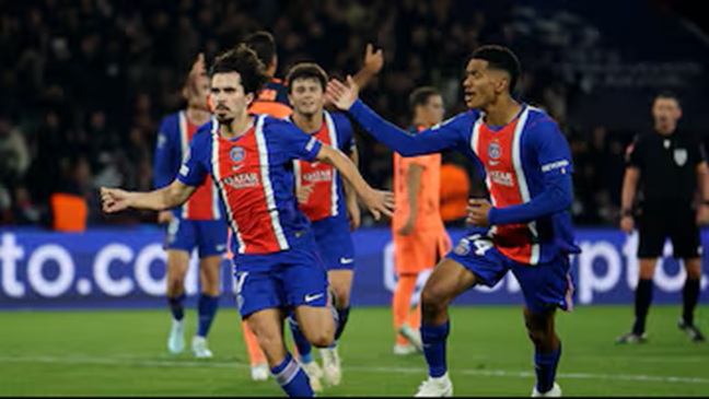 vitinha psg gol barcelona champions